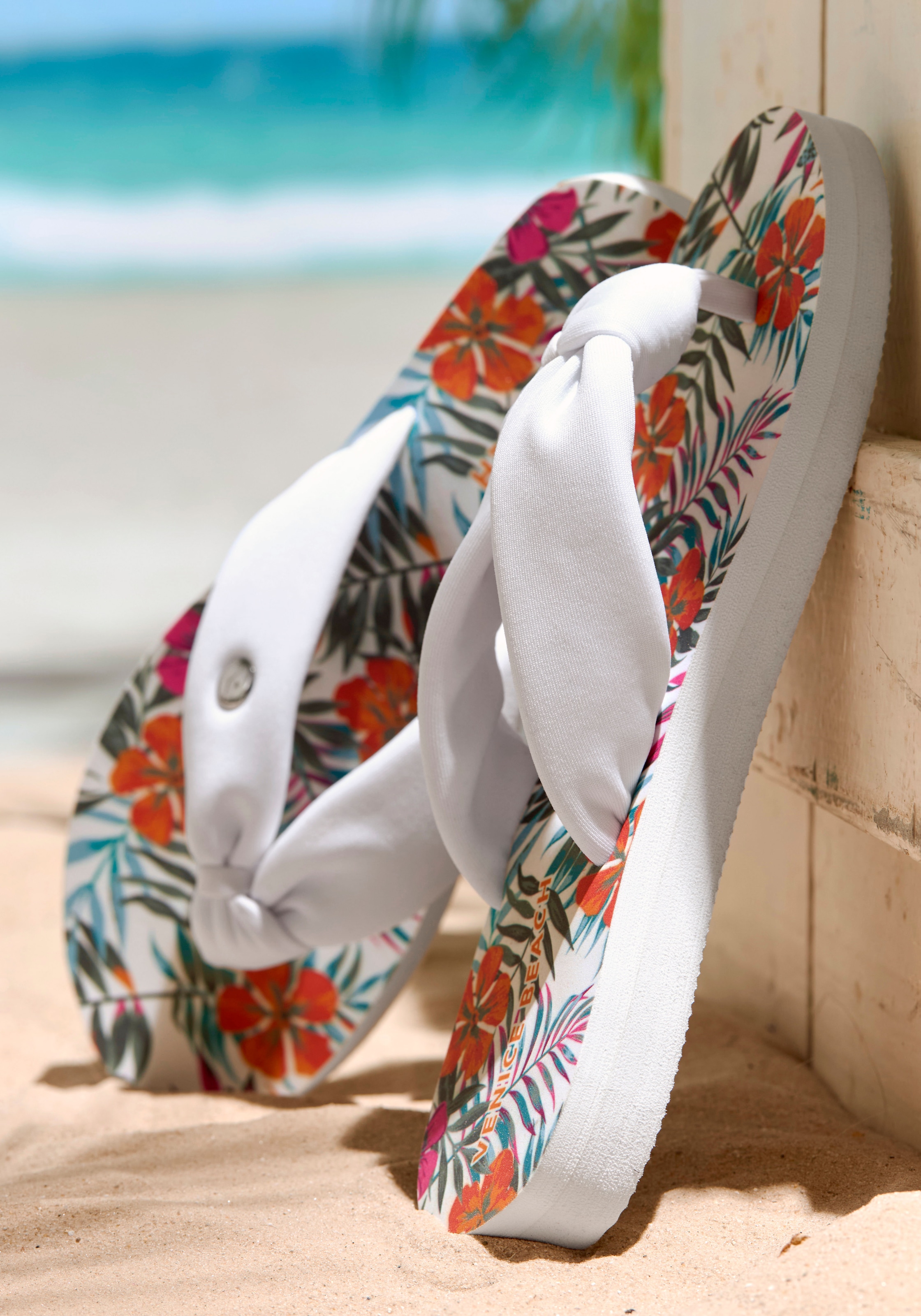 Venice Beach Badezehentrenner  Sandale, Pantolette, Badeschuh, Zehentrenner ultraleicht VEGAN