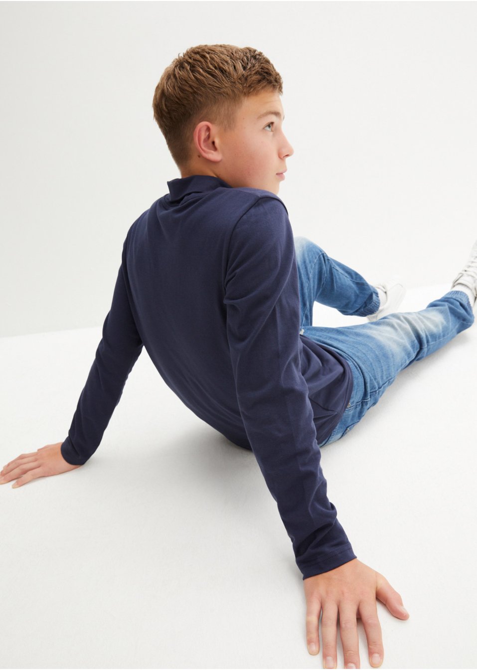 Lot de 2 pulls enfant à col roulé et manches longues