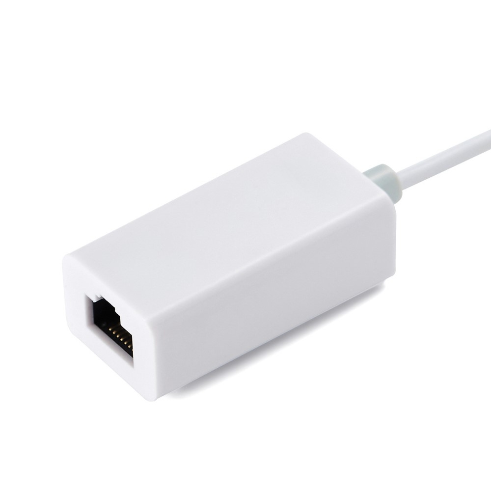 Lightning auf Ethernet LAN RJ45 (10/100 MBit/s) Adapter - Weiss