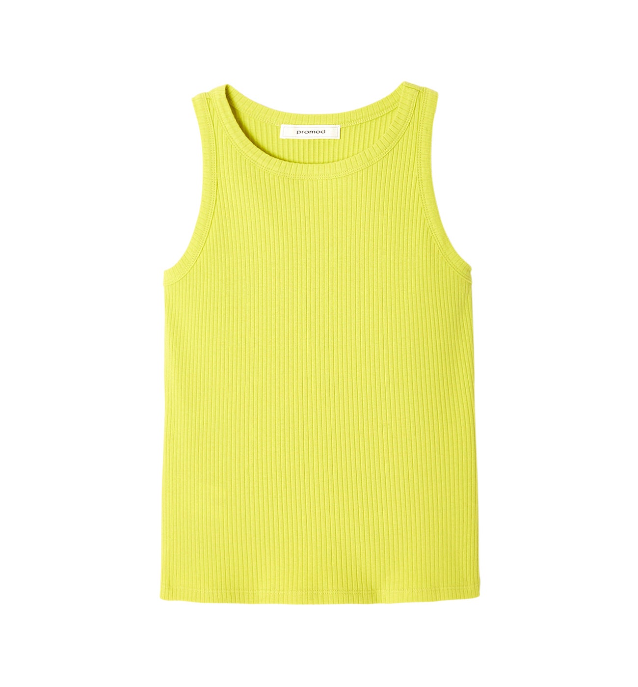 Débardeur ctelé Femme - Vert anis
