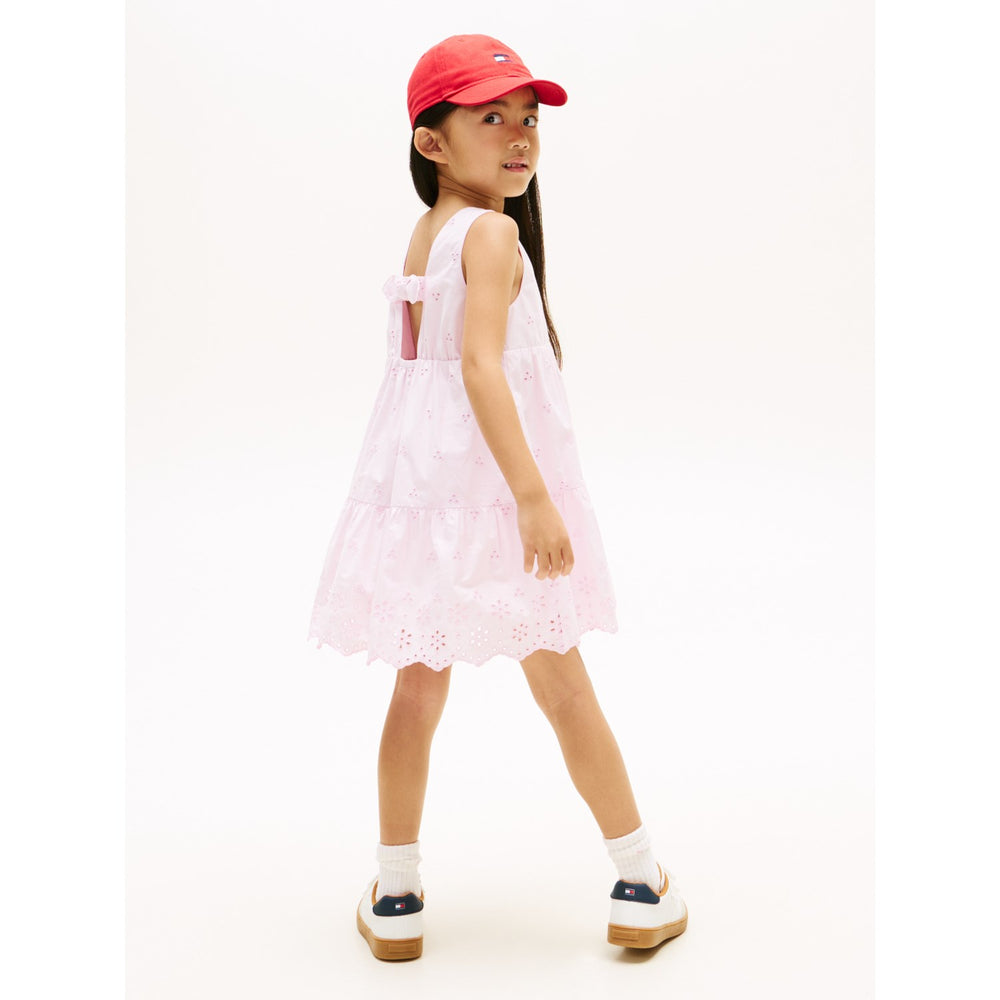 Køb Tommy Hilfiger Pearly Pink Lg Broderie Anglaise Sløjfe Kjole