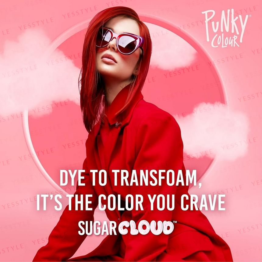 Punky Colour - Sugar Cloud Semi Permanente Schuimkleur Zoethout