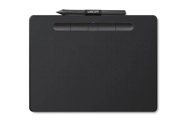Wacom Intuos Creative Pen Medium - Digitizer - 21.6 x 13.5 cm - elektromagnetisk - 4 knapper - trådløs, kablet - USB, Bluetooth - sort