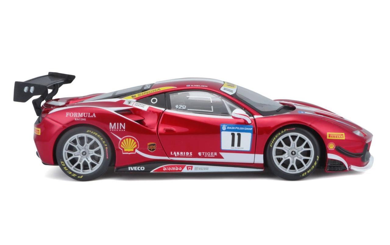 Ferrari Racing Bausatz 488 Challenge Rot 1:24Sammlermodell im Massstab 1:24