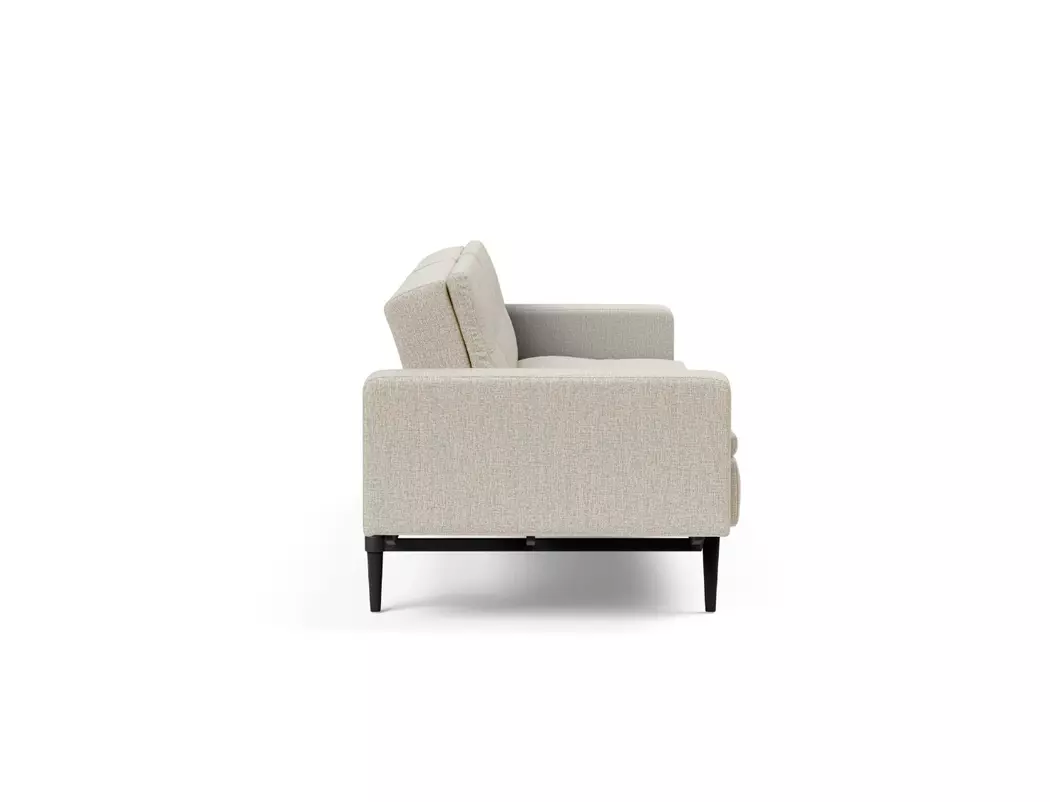 Schlafsofa mit Armlehnen Dublexo Styletto schwarz