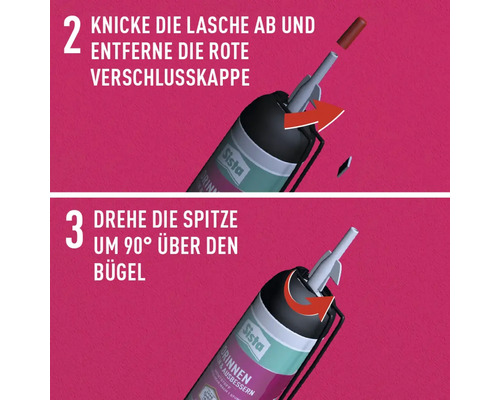 Sista Indoor Fill & Repair Acryl Dispenser Wit 100 ml