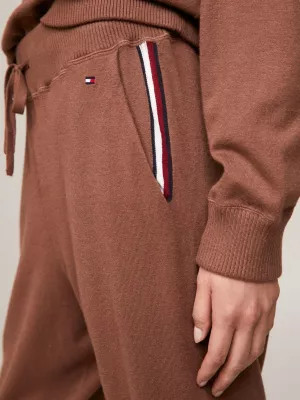 Calça Jogger Global Stripe com Barra Dobrada