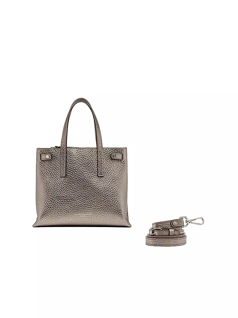 GIANNI CHIARINI Ledertasche - Shopper ALTEA silber