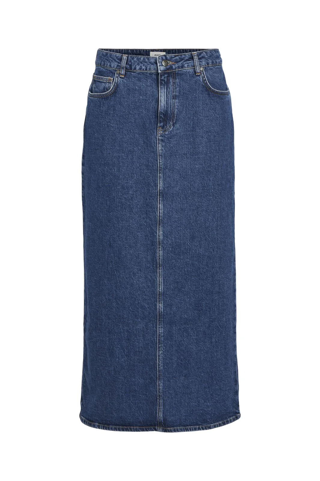 Object Objellen Long Denim Skirt 4560378 medium blue denim