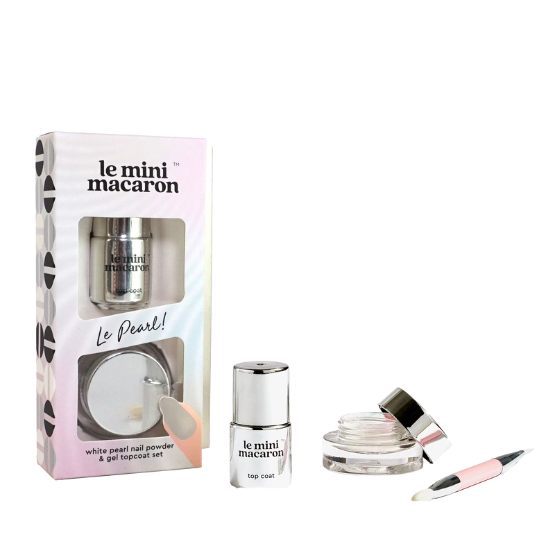 Le Mini Macaron Le Glazed Chrome Powder Set