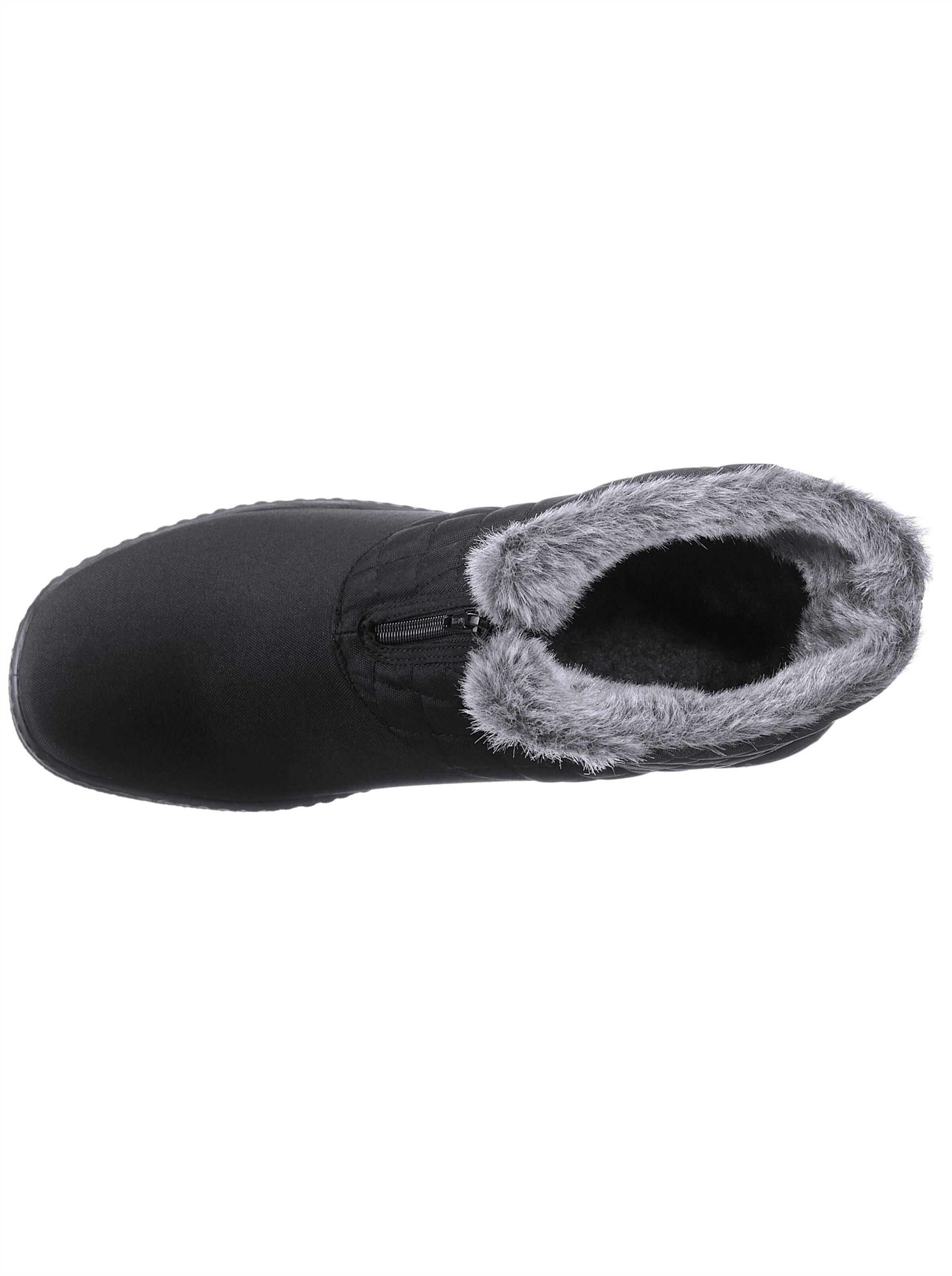 Stiefelette in schwarz