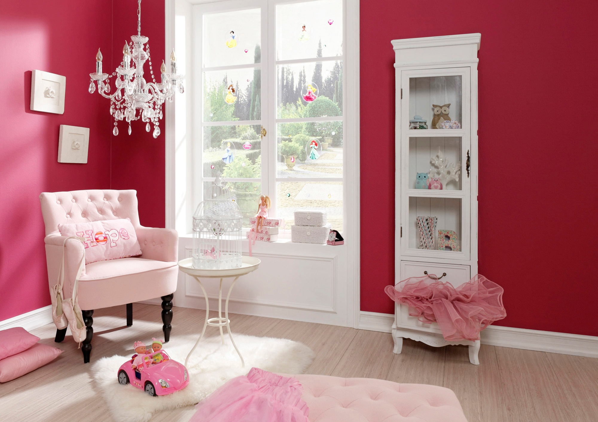 Komar Wandtattoo »Window Disney Princess - Grösse 31 x 31 cm« selbsthaftend, Fensteraufkleber, Kinderzimmer