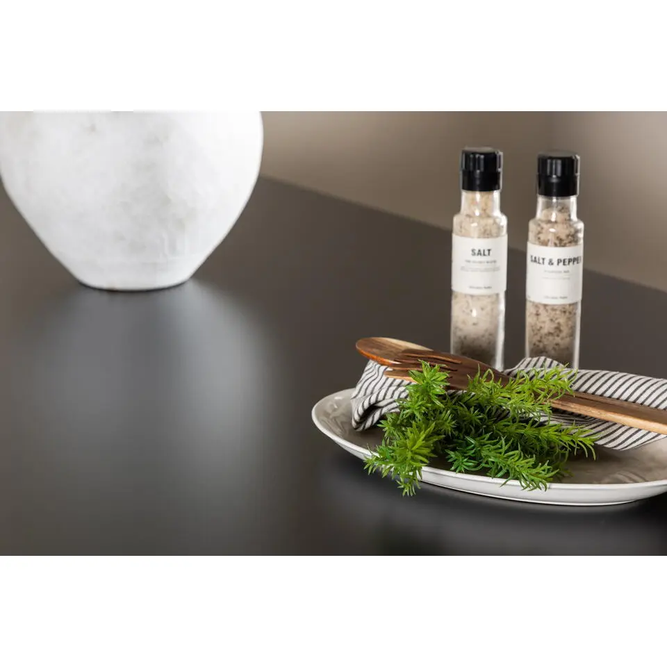 Eettafel Zwart Hout - 220x100x75cm - Count