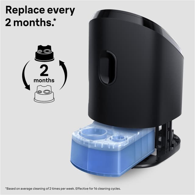 Braun Clean & Charge genopfyldningspatroner 176677 (2-pakke)