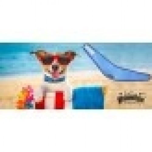 Bandana refrescante azul para cães