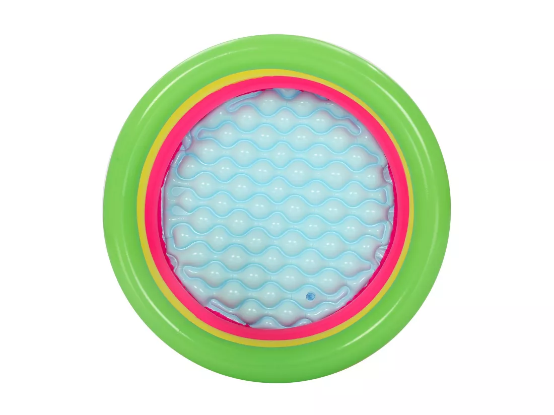 Piscinette arc en ciel ronde 3 boudins - D 70 x H 24 cm