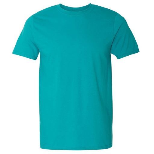 Camiseta básica de manga curta Gildan 100% algodão macio