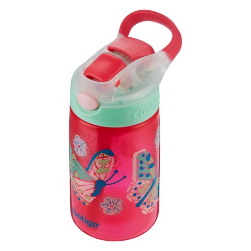 Botella Para Niños Gizmo Flip Sparkles White Butterfly 420 Ml