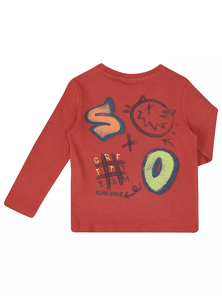 S.OLIVER Jungen Langarmshirt  rot