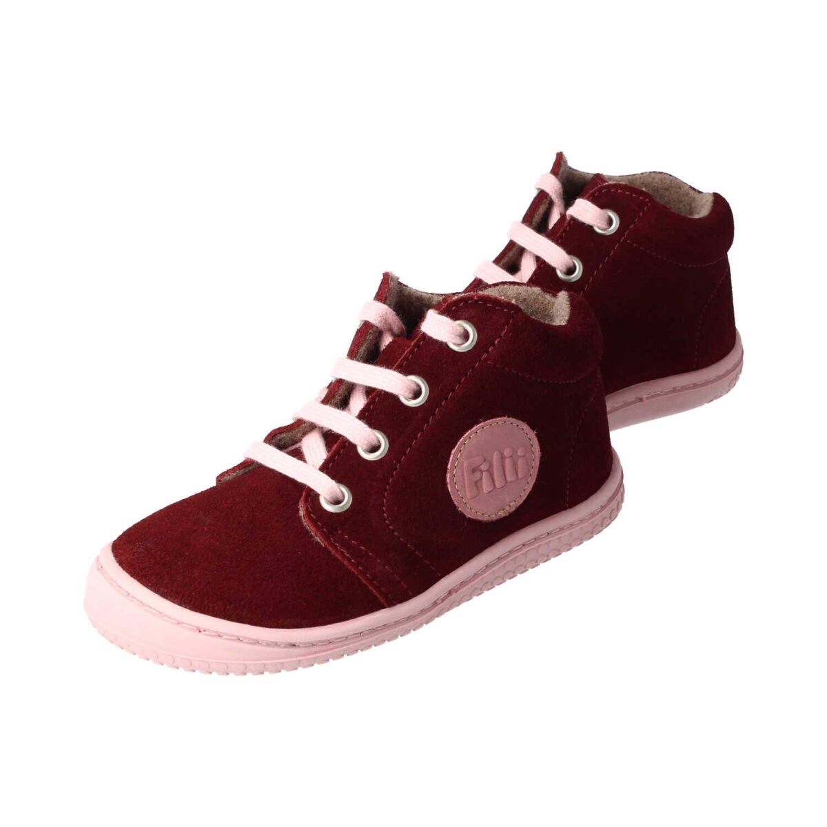 ML4011-F1 berry GECK velours fleece laces Weite/M