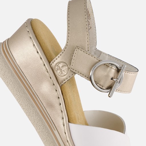 Rieker Sandalen wit Synthetisch