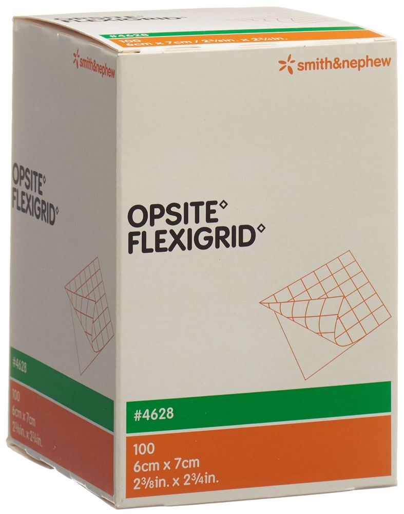 OPSITE Wundverband<br>100 × 1 Stück, Beutel, 6x7cm