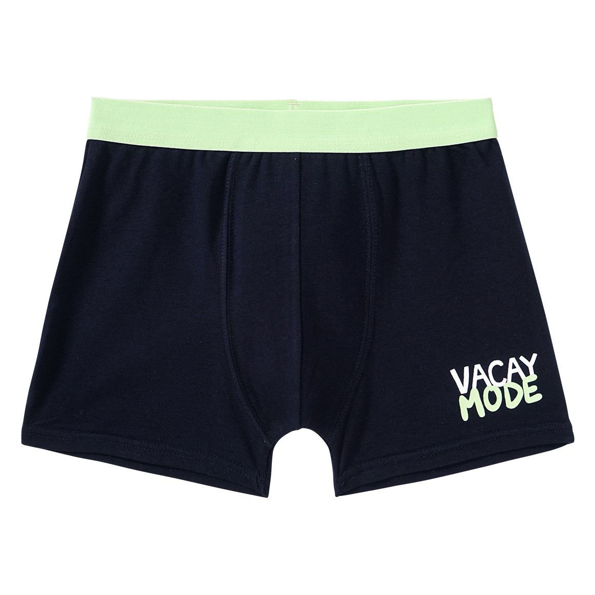 Famy 5 Jungen Boxer in verschiedenen Dessins dunkeloliv / grau / dunkelblau