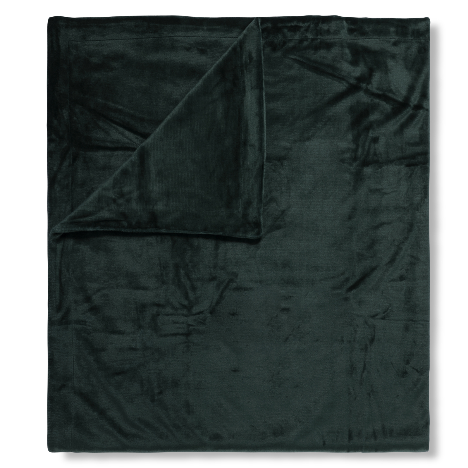 Wohndecke - grün - uni - 160x180 cm