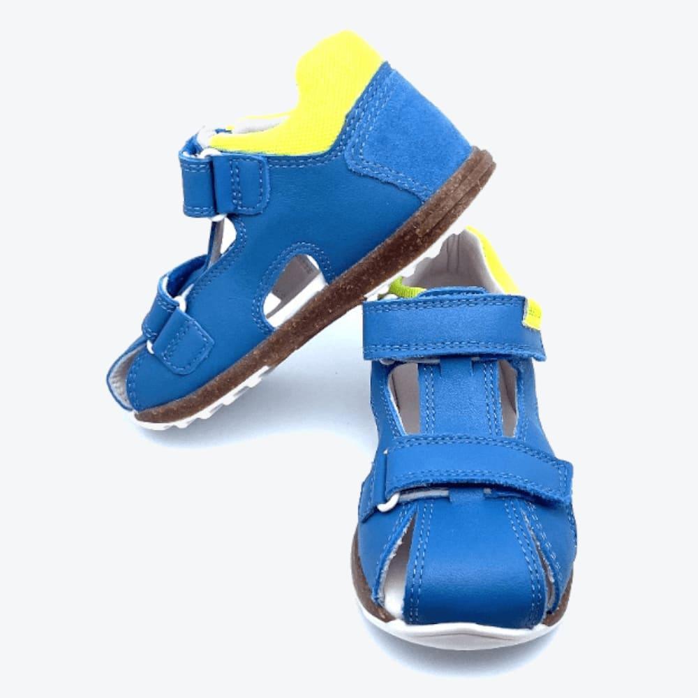 Elefanten Kindersandalen - Seven Satchi - Blau/Gelb