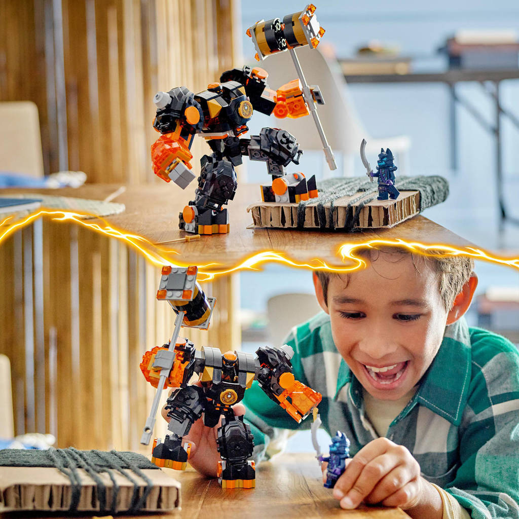 Ik raad deze set zeker aan!Cole's elementaire aardemecha Actiefiguur Speelgoed voor Jongens en Meisjes 71806