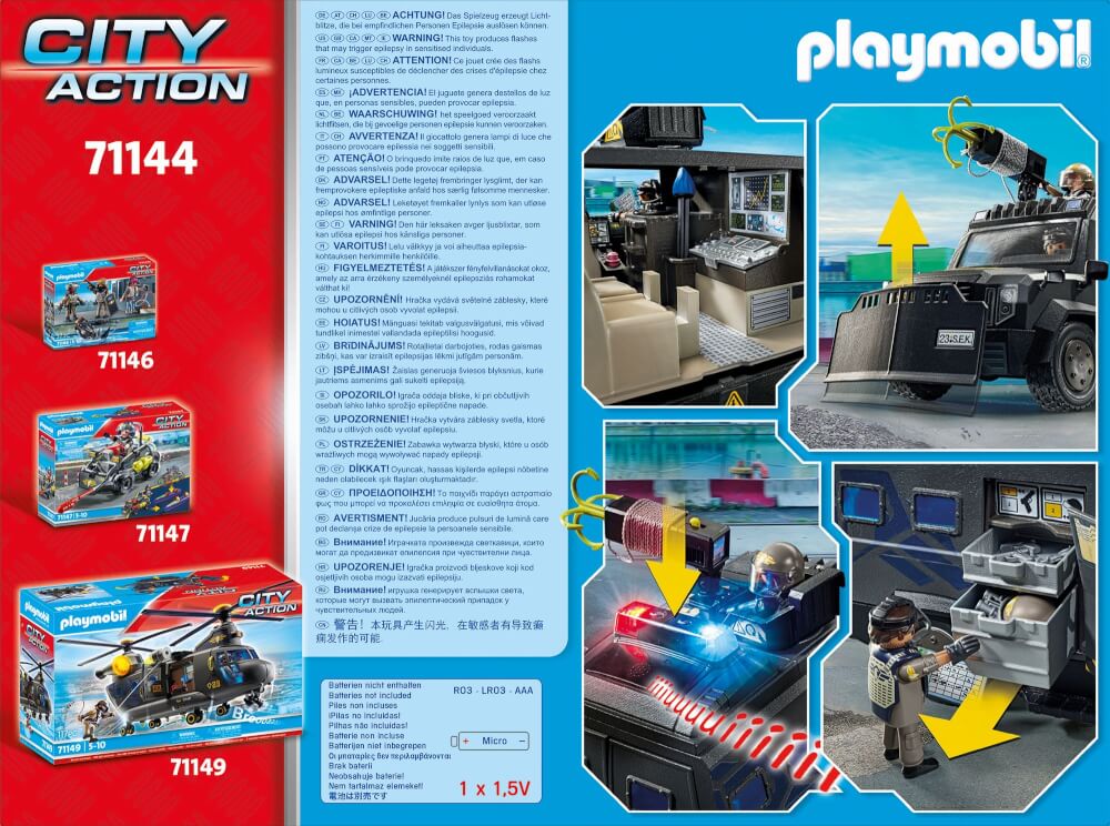 PLAYMOBIL 71144 SWAT-Geländefahrzeug