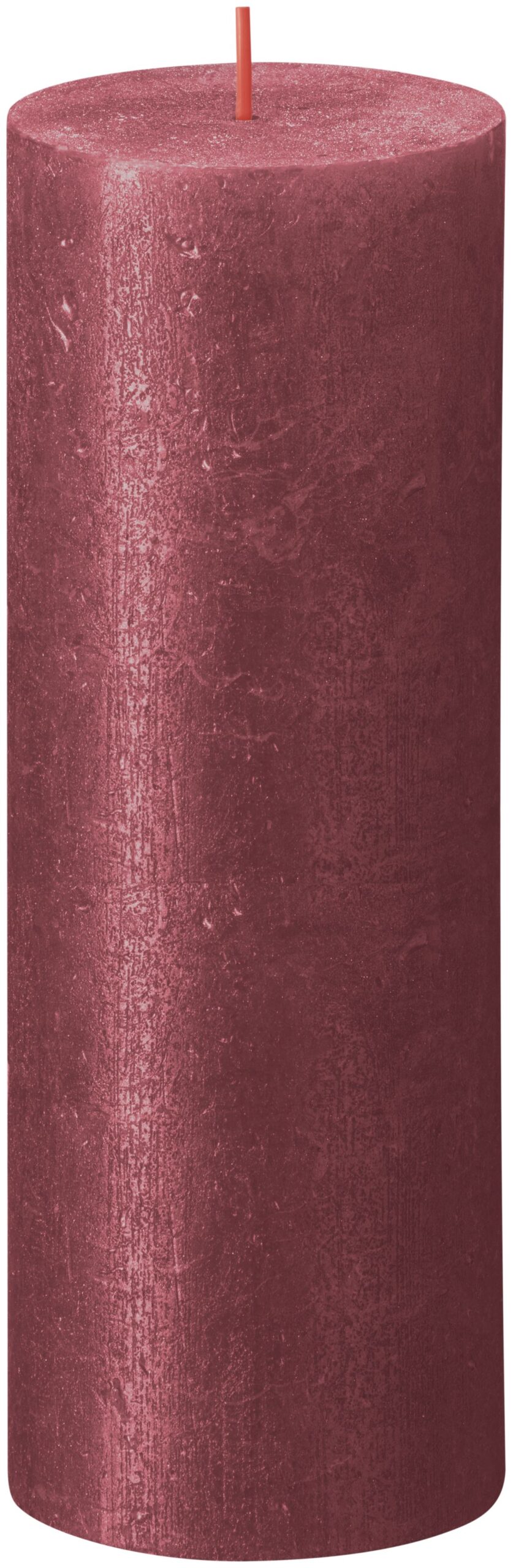 Bolsius Metallic Rustiekkaars 190/68 Rood (1 stuk)