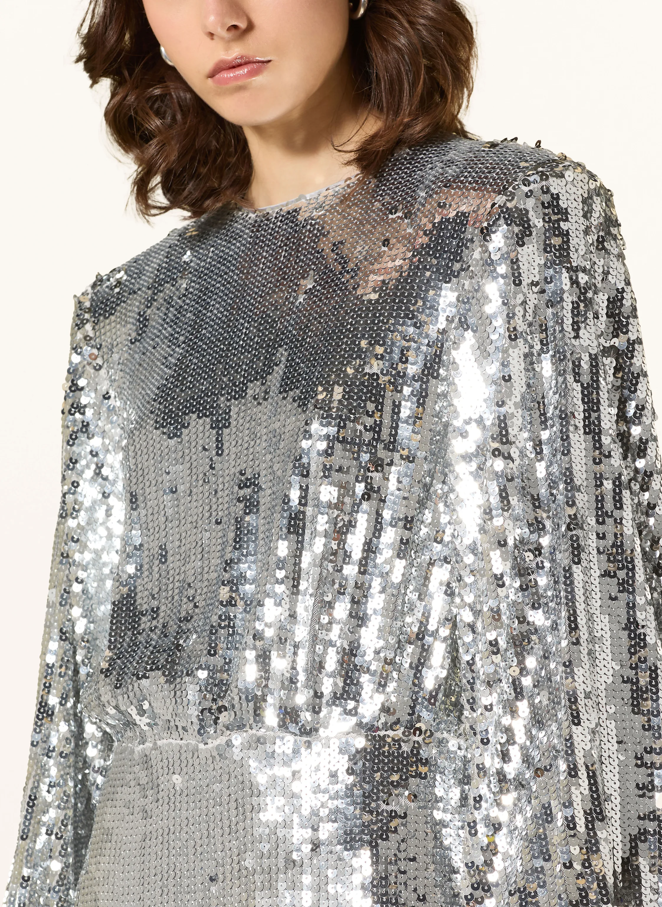 ROTATE Kleid mit Pailletten