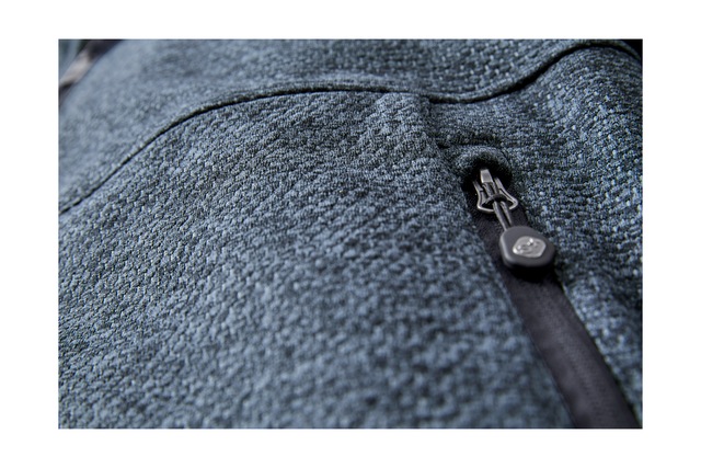 STOY Fleecejacke »STS 6 MN KNTFLC JCKT« Leichte Strickfleecejacke mit 4-Wege-Stretch und 2-Wege-Reissverschluss