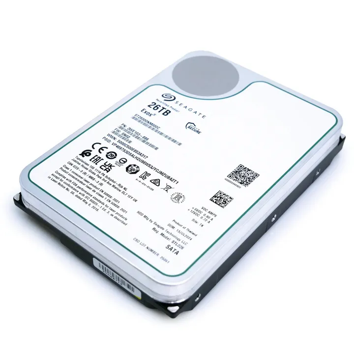 Refurbished Seagate Exos Harddisk ST26000NM000C-FR 26TB SATA-600 7200rpm - FACTORY REFURBISHED