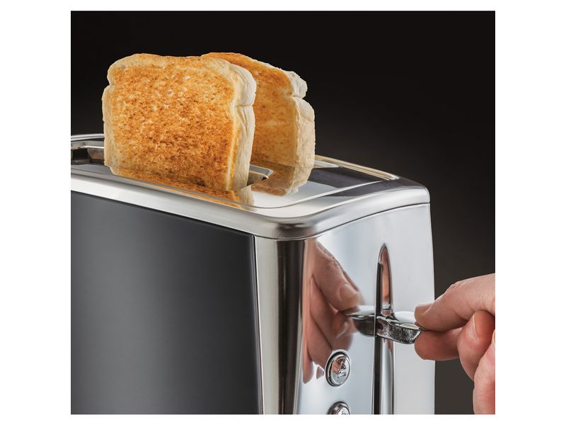 Russell Hobbs Toaster Luna Moonlight Grey 2-Scheiben-Toaster