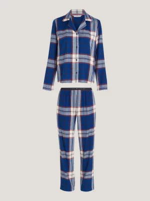 Conjunto de pijama de flanela com estampa original TH