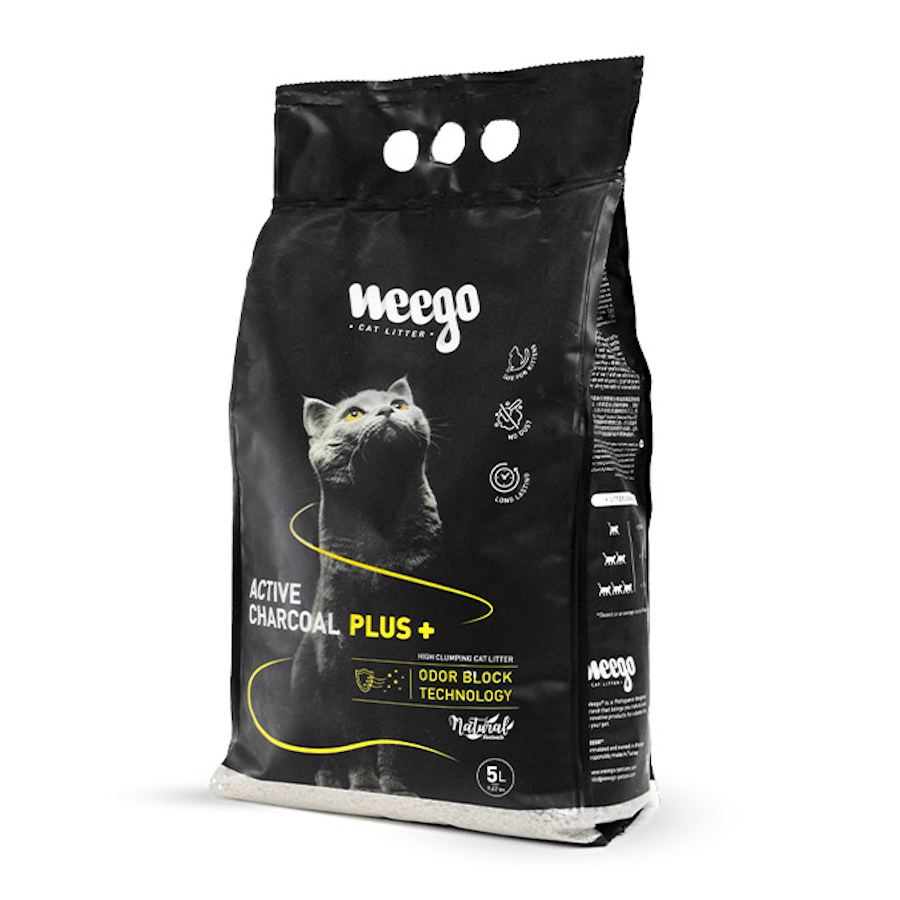 Areia higiênica aglomerante Weego Active Charcoal Plus para gatos