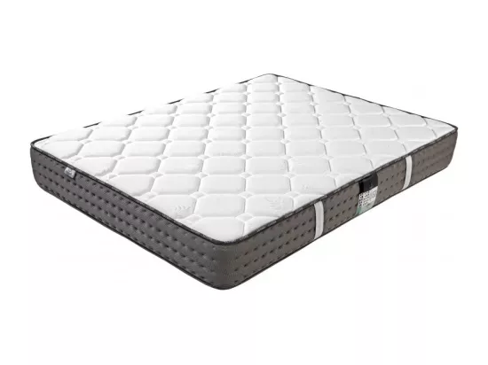 Matelas Zen (20 cm) et Oreiller, mousse haute densité, ferme, face été/hiver, 180x200cm