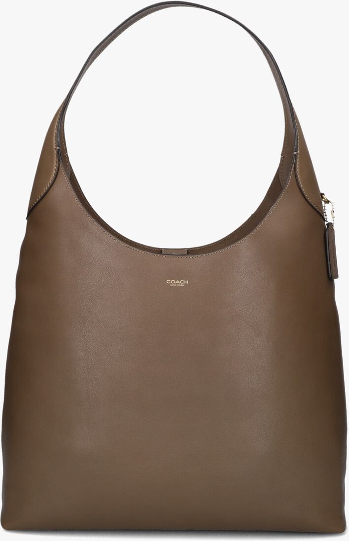 bruine coach schoudertas brooklyn shoulder bag 39