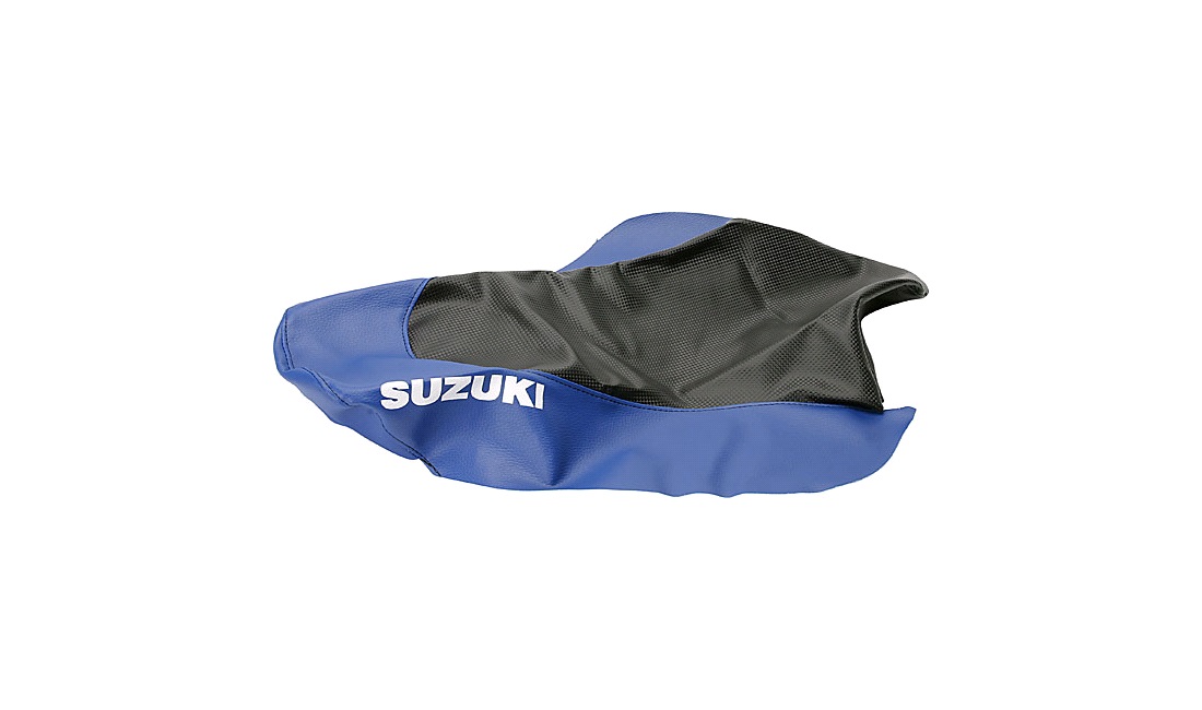 Sædebetræk, sort/blå, Suzuki SMX