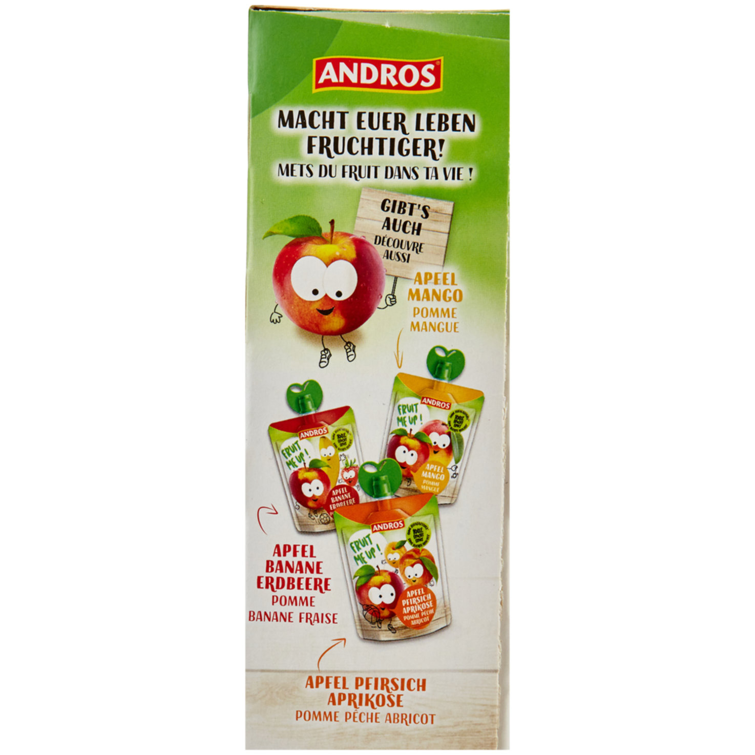 Andros Apfelmus 4x90g