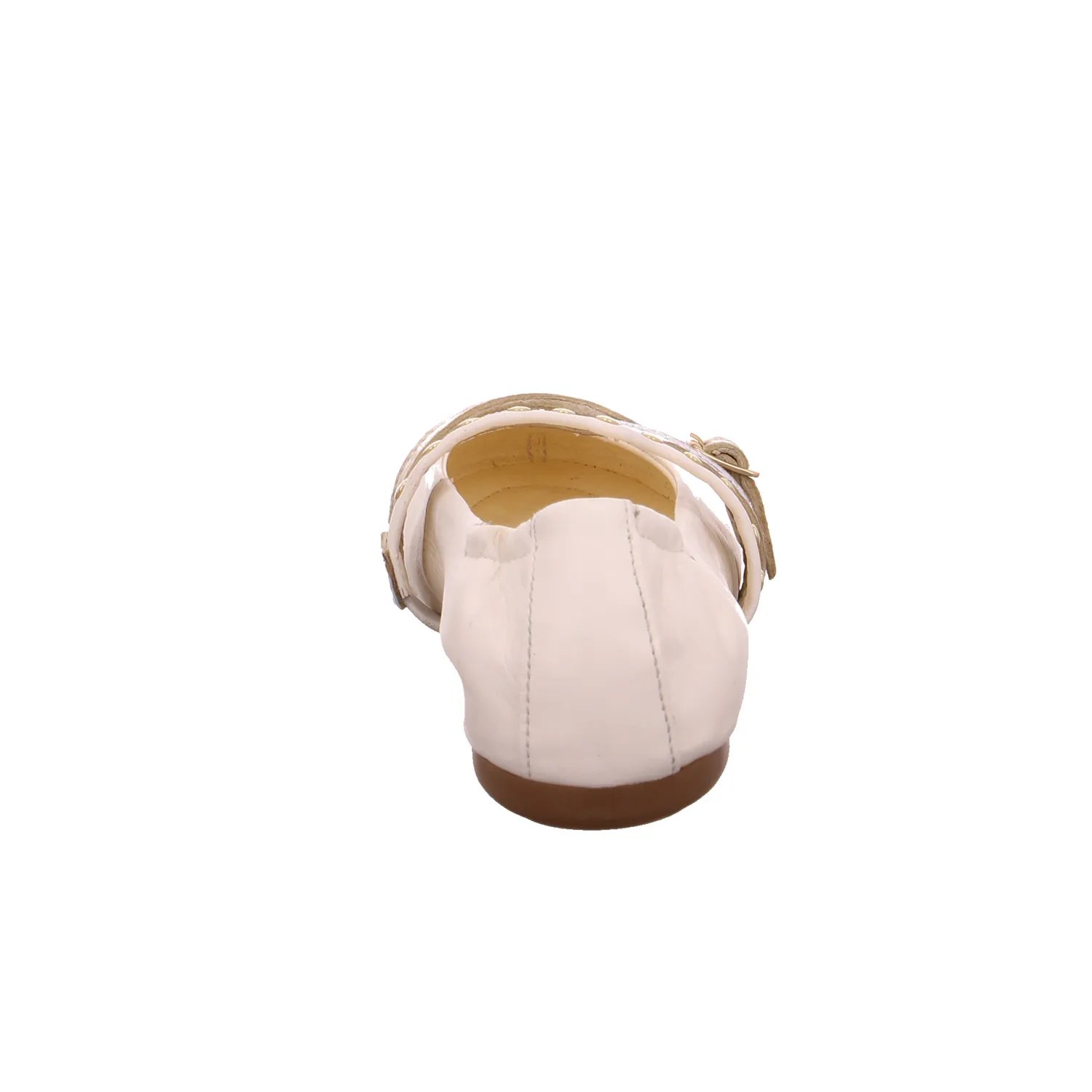 MJUS Ballerina Offwhite Leder  mit Lederfutter