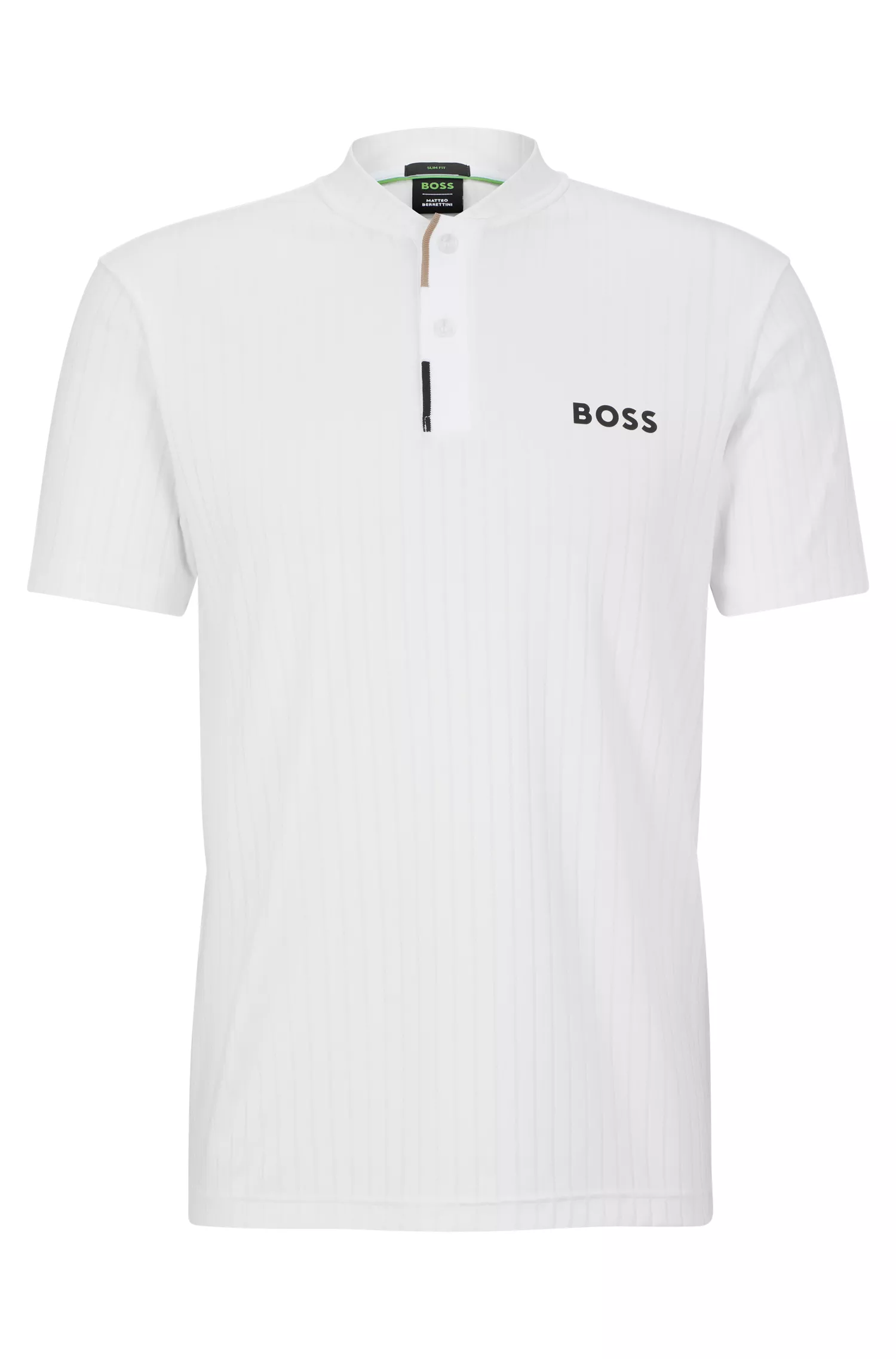 Camisa polo slim fit BOSS Green-BOSS x Matteo Berrettini