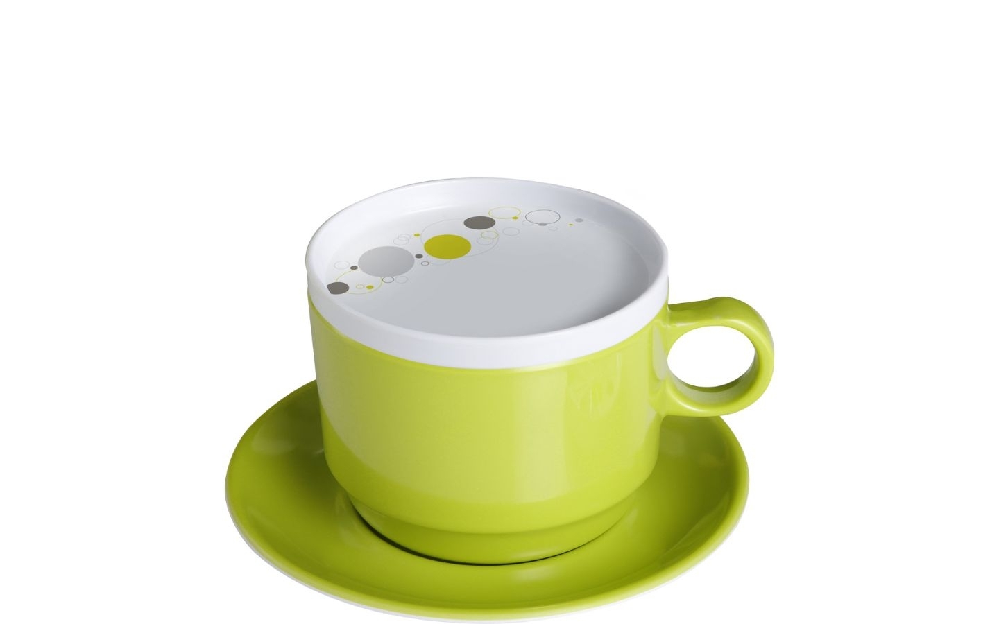 Brunner Space Tasse mit Deckel 300 ml grün