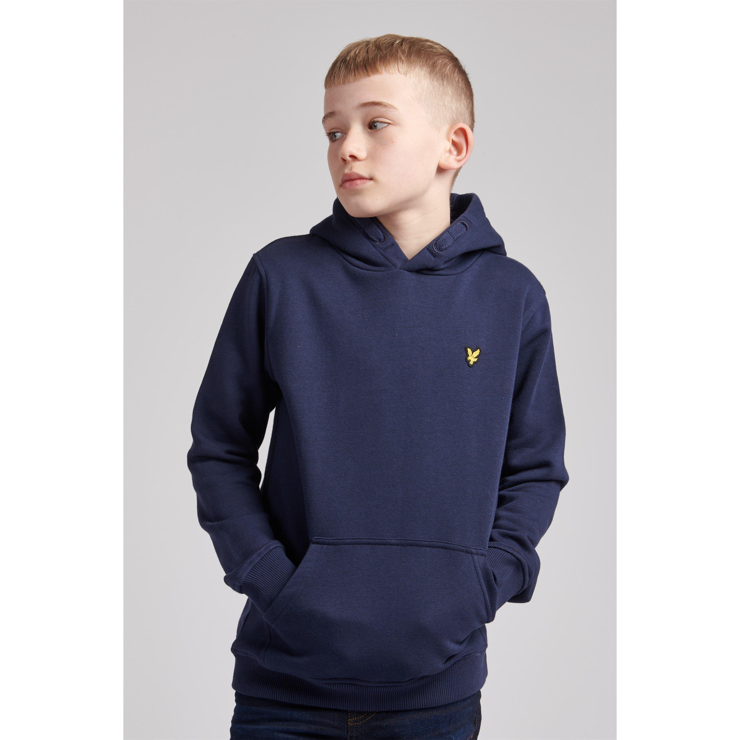 Lyle and Scott Logo Fleece Hoodie Juniors