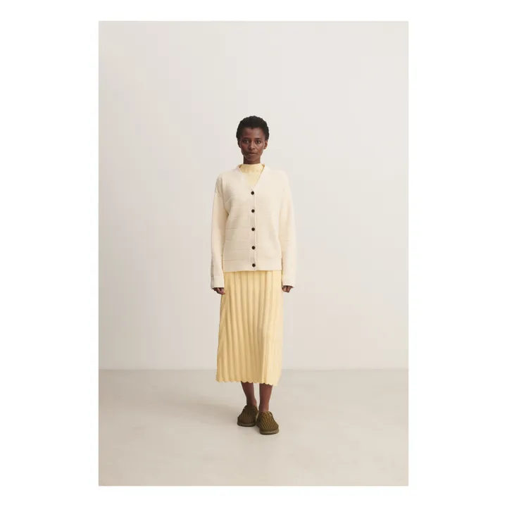 FUB Cardigan Laine - Collection Femme | Ecru