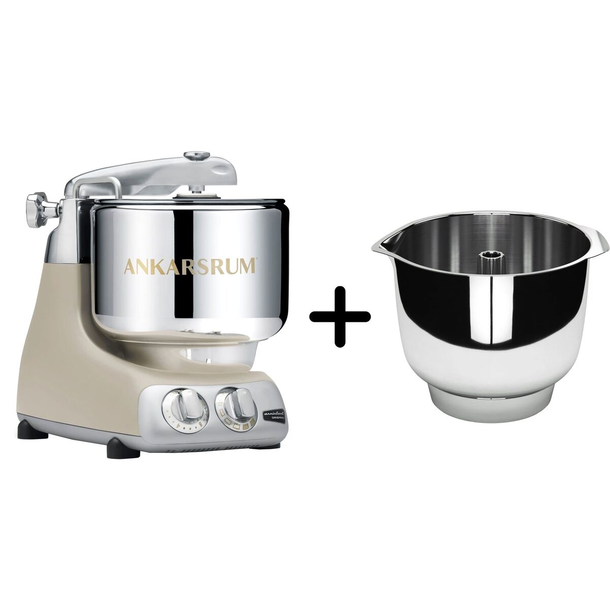 Assistent AKM 6230 Kjøkkenmaskin + Original vispebolle, harmony beige