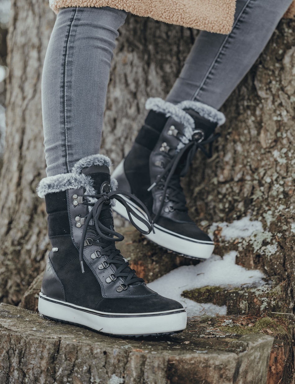 Veloursleder Snowboot