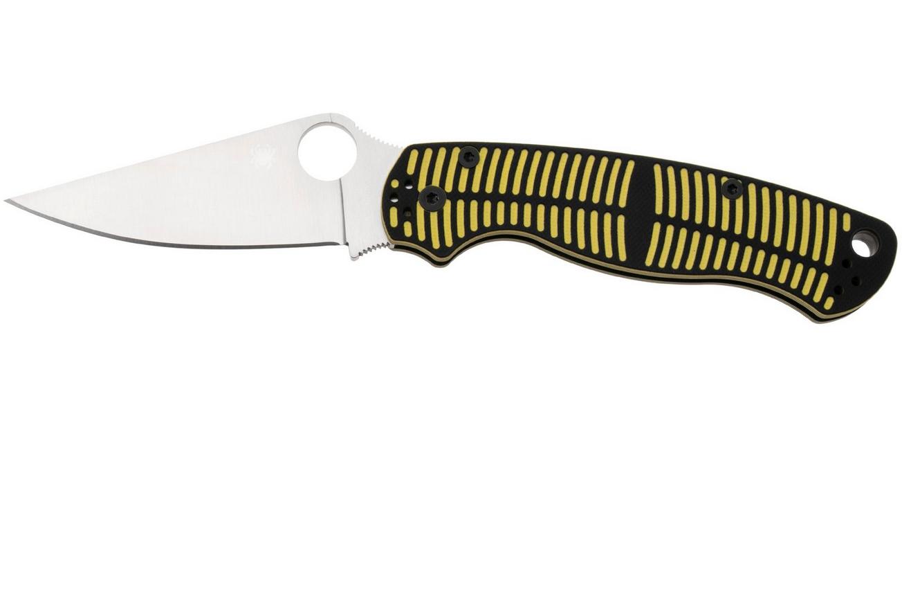 Spyderco Paramilitary 2 Salt CPM MagnaCut C81GBKYLMCP2 Yellow Black G10 zakmes